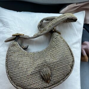 Kurt Geiger Gold and Black Shoulder Bag with Chic Design